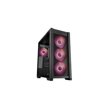 Imagem de Gabinete Gamer Asus TUF Gaming GT302 ARGB BTF, E-ATX, Mid Tower, Lateral em Vidro Temperado, 4x 140mm Fan, Preto - 90DC00I0-B10000