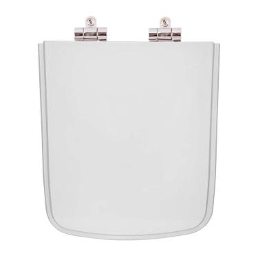 Imagem de Assento Sanitário Poliester Soft Close Atol Branco para vaso Jacuzzi