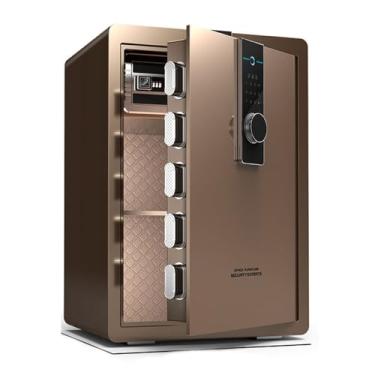 Imagem de SAFEHome Safe Cofre Eletrônico Cofre Digital Cofre Cofre de Dinheiro Caixa de Segurança de Aço, Cofre de Chave Montado na Parede Prateleira Interna Removível com Armário Interno Para Escritório Casa