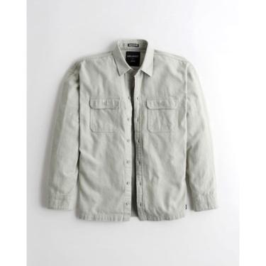 Imagem de Camisa Masculina Flanelada Hollister Oversized Fit