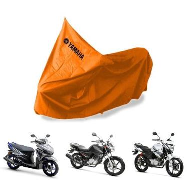 Imagem de Capa Protetora Impermeável Para Moto Yamaha - SPTS,  M, Laranja