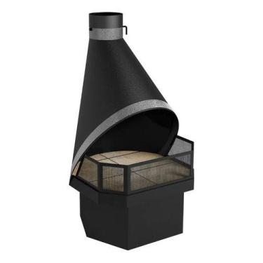 Imagem de Lareira De Aço Carbono Importada - Alto Luxo - Metávila