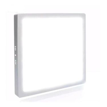 Imagem de Painel Plafon Sobrepor Led 24W 25W Quadrado Luz Branco Frio - Al-Mare