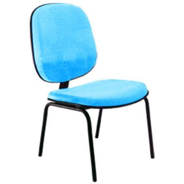 Imagem de Cadeira Diretor Fixa para Escritório Linha Uno Azul - Design Office Mó