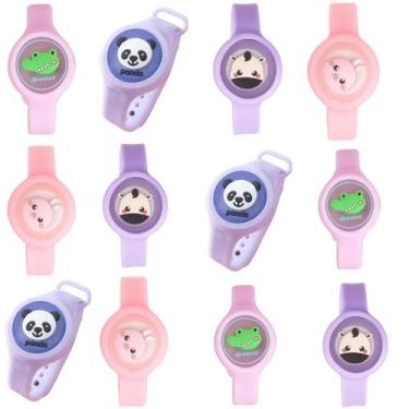 Imagem de kit 12 Pulseira Repelente Infantil Anti Mosquitos Dengue Pernilongo pi