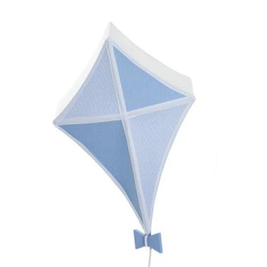 Imagem de Lustre Pipa Azul Quarto Bebê Infantil Menino - Potinho de mel