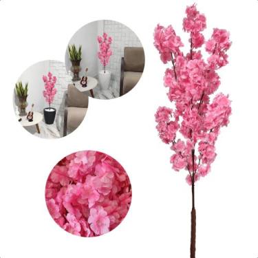 Imagem de Flor Cerejeira Japonesa Cores Arranjo Artificial Sem Vaso - Flor de Me