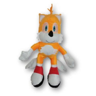 Imagem de Tails De Pelúcia Amarelo Amigo Do Sonic Lançamento - R.H STORE