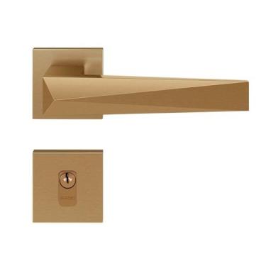 Imagem de Fechadura Beethoven Red Gold Escovado Banheiro - Pado