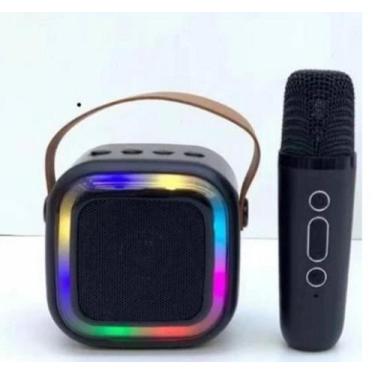 Imagem de Mini Caixa de som Karaoke com Microfone ktv - Xtrad