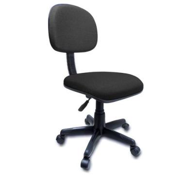 Imagem de Cadeira Secretaria Giratoria Bolt - Maiart, Tecido J.Serrano, Preto