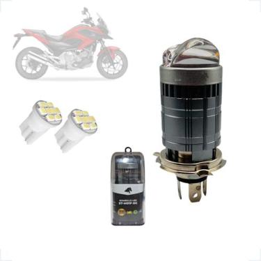 Imagem de Lâmpada Led H4 Farol Alto e Baixo Stallion M01F Moto Honda NC 700x ABS