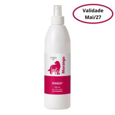 Imagem de Colônia Perfume Pet Morango Perigot 500ml para Cães e Gatos