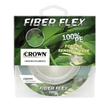 Imagem de Linha Multifilamento Fiber Flex 4x 100mts  Crown 0,18mm
