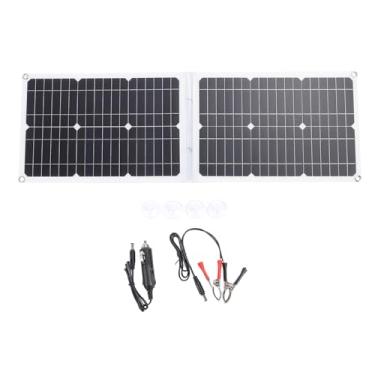 Imagem de Painel Solar Portátil de 40 W para Gerador de Estação de Energia, Carregador Solar de Célula Solar Dobrável para Estação de Energia Pequena para Casa, Caminhada Ao Ar Livre,