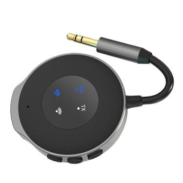 Imagem de Adaptador de áudio para transmissor Fm, receptores de áudio para carro - Carro transmissor e receptor 2 em 1 | Adaptador de rádio reprodutor de áudio, transmissor de rádio sem fio para carro, receptor
