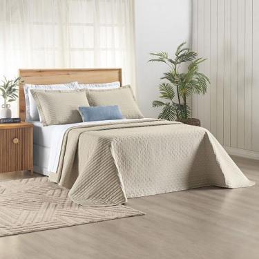 Imagem de Cobre Leito King Verity 03 Peças Percale 200 Fios - BIA ENXOVAIS EIREL