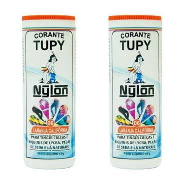 Imagem de 03 Corante Tupy P/ Tingir Nylon, Lã, Seda, Biquinis, Laranja