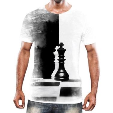 Imagem de Camiseta Camisa Jogo Tabuleiro Xadrez Rei Torre Rainha HD 2 - Enjoy Sh