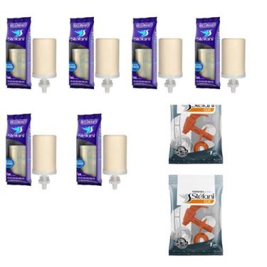Imagem de Kit 06 un Vela Stéfani Declorante Dupla Ação Carvão Ativado + 02 un To