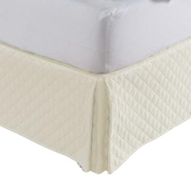Imagem de Saia Box Casal Padrão Matelasse Ultrassônico Várias Cores - Cortinas I