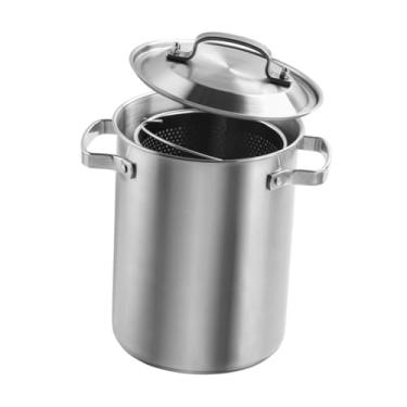 Imagem de IEUDNS aço inoxidável fritadeira profunda profissional servir sopa guisado panela de ebulição frigideira para cantinas doméstico comercial