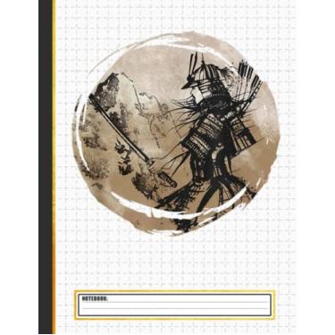 Imagem de Samurai warrior bushido code Japanese Notebook: Notebook for Boys and Girls, Composition Size 8.5x11 With Lined and Blank Pages, Perfect for Note-taking, ... (Samurai Journals)