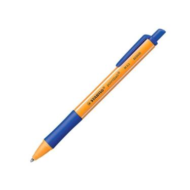 Imagem de Caneta Esferográfica Retrátil STABILO Pointball 6030/41, Azul, Blister com 1 unidade