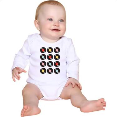 Imagem de Body intantil Disco de vinil nostalgia - Alearts, G