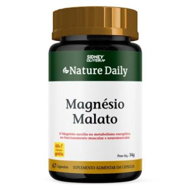 Imagem de Magnésio malato nature daily 60 cápsulas + 7 - Sidney Oliveira