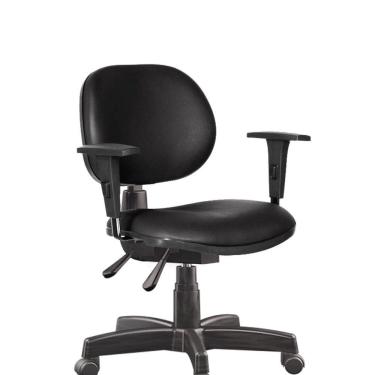Imagem de Cadeira Giratória Internauta Multi Regulavel com Braço Preto