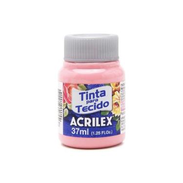 Imagem de Tinta Para Tecido Acrilex Fosca 37ml Escolha a Cor, 813 - ROSA BEBE