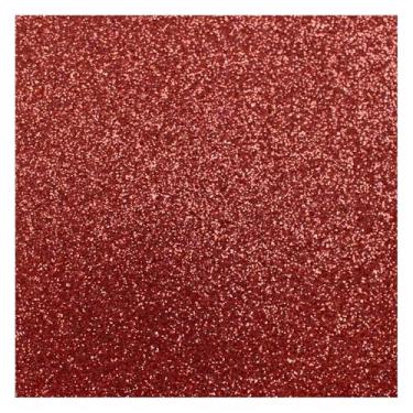 Imagem de KIT 05 Placas De EVA com Glitter Ou Neon 40x48-1,8mm - (Colorido) (GLITTER VERMELHO)