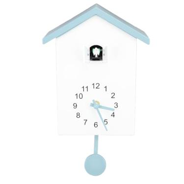 Imagem de Relógio de Parede de Cuco, Relógio de Pêndulo de Pássaro, Função de Cena Inteligente das 6h às 21h, Arte da Parede do Relógio COO para Decoração de Casa, Escritório, Quarto, Sala