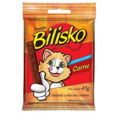 Imagem de Snacks Bilisko Carne para Gato 45g