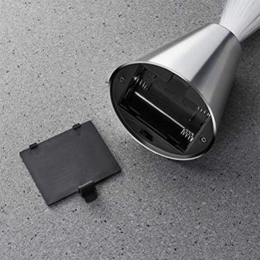 Imagem de Lâmpada de Luz Noturna de Fibra óptica LED Linda Decoração de Casa Romântica que Muda de Cor 8 * 8 * 33,5 Cm ABS Branco 1 Peça de Luz de Fibra óptica 1 Peça Base (Prata)