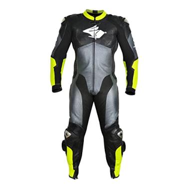 Imagem de Macacão de Couro Motociclista RUSH - Racing Rabbit (58)