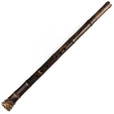 Imagem de Flauta Chinesa Abertura Furo Flauta de Bambu Tradicional Vertical Flauta de Bambu em Chave G/F (Cor: Chave F)