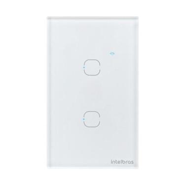 Imagem de Interruptor wi-fi touch 2 branca ews 1002 4850015 - INTELBRAS