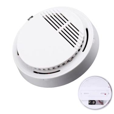 Imagem de Detector de Fumaça Incendio Fogo Sensor Fotoeletrico Alarme 85db Comercio Residencial Casa Segurança Proteçao Empresarial Comercial