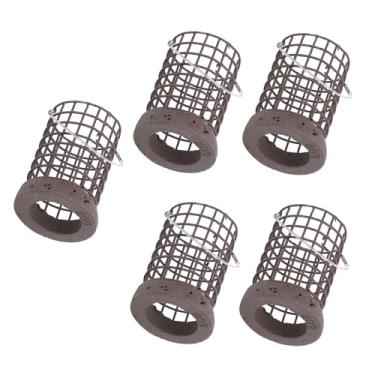 Imagem de Gaiola de Isca de Pesca, 5pcs Metal Metal Solding Robusta Robusta Roupa de Cesta, 50g, para Entusiastas da Pesca