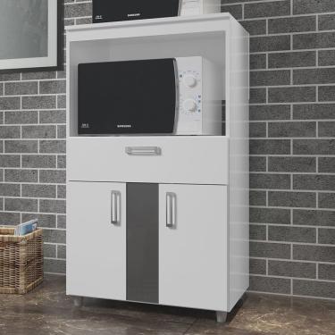 Imagem de Balcão para Forno e Microondas 2 Portas 1 Gaveta Ultra