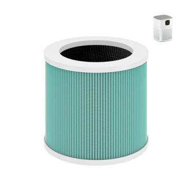 Imagem de Filtro purificador de ar HY1800/Pro, filtro Honeyuan genuíno, HEPA verdadeiro 3 em 1, filtro de substituição para purificador de ar para cheiro de quarto de animal de estimação