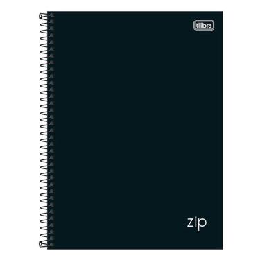 Imagem de Caderno Espiral Universitário Zip 20 Matérias Preto - Tilibra