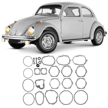 Imagem de Jogo Junta Câmbio Fusca Kombi 1200 1300 1500 1600 Boxer 4 ar