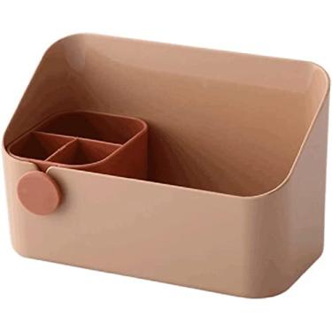 Imagem de Porta-lápis de mesa, suporte de lápis multigrade, suporte de caneta de grande capacidade, suporte de pincel de maquiagem multifuncional durável, suporte de armazenamento de canetas criativo, papelaria