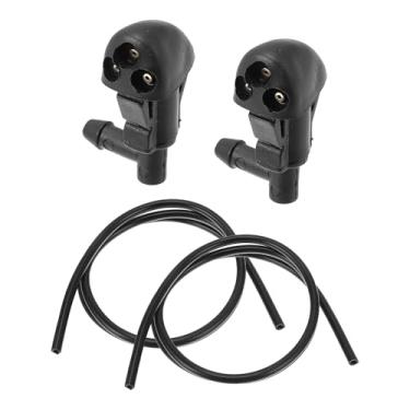 Imagem de A ABSOPRO Kit de bocal de lavador de para-brisa para Chevrolet Cruze 2009-2014 Bocais de pulverização de para-brisa Limpador Spray Lavadora Jet No.94556605 2 peças Mangueira de fluido de 1 metro