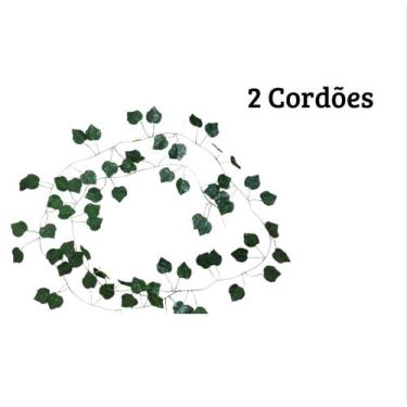 Imagem de Trepadeira Artificial Hera Verde Corrente Planta Artificial Folhagens 