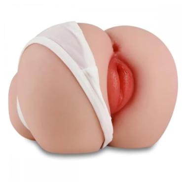Imagem de Masturbador Masculino Sexy Office Lady Vagina E Ânus Cyberskin Prazer Intenso Sensações Naturais