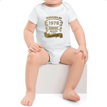 Imagem de Body intantil Fabricada em 1978 sendo incrivel - Alearts, M